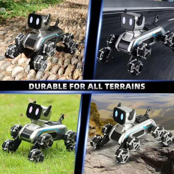 Eight-wheeled Stunts Mechanical Dog Gesture Induction Can Walk and Sing Intelligent Machine Dog Electric Pet Dog Toy - Image 6