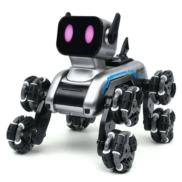 Eight-wheeled Stunts Mechanical Dog Gesture Induction Can Walk and Sing Intelligent Machine Dog Electric Pet Dog Toy